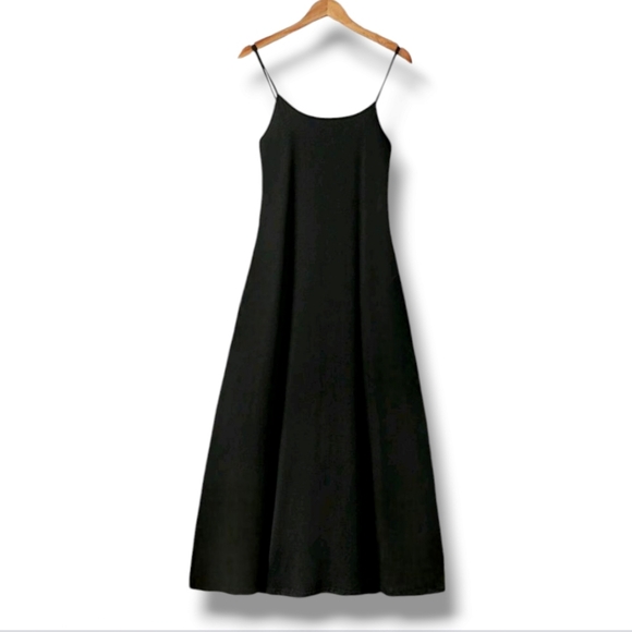 Essnce Solid Color Women's Summer Cami Maxi Dress - Picture 3 of 3